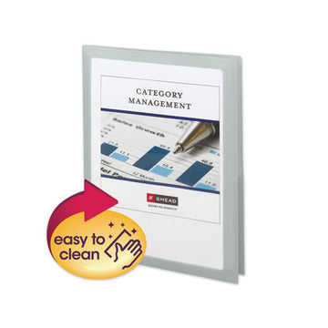 Smead® Frame View Poly Two-pocket Folder, 100-sheet Capacity, 11 X 8.5, Clear-oyster, 5-pack freeshipping - TVN Wholesale